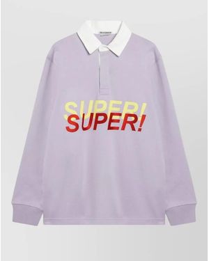 JW Anderson Polo Shirt - Purple