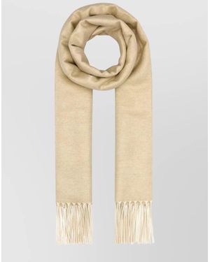 Prada Silk Cashmere Scarf - Natural