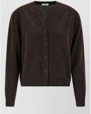 Yves Salomon Cashmere Relaxed-Fit Cardigan - Black
