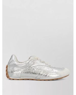 Bottega Veneta Leather Low-Top Trainers - White
