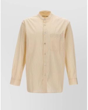 Birkenstock Striped Cotton Shirt - Natural