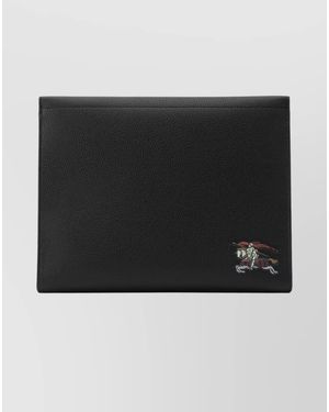 Burberry Leather Clutch Bag - Black