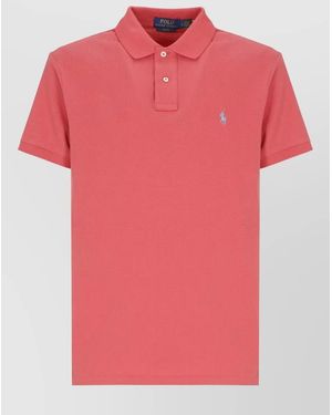 Ralph Lauren Cotton Short-Sleeve Polo Shirt - Pink