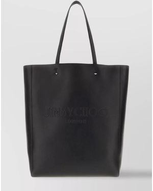 Jimmy Choo Studded Leather Tote Bag - Black