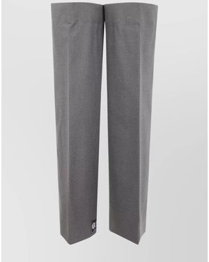 Jean Paul Gaultier Wide-Leg Trousers - Grey