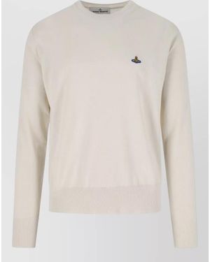 Vivienne Westwood Cotton Crewneck Sweatshirt - Natural
