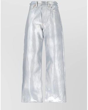 Junya Watanabe Cotton Straight-Leg Pants - White