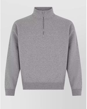 Canada Goose Zip Collar Sweatshirt Relaxed Fit - Gray