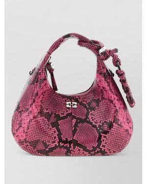 Ganni Mini Hobo Shoulder Bag - Pink