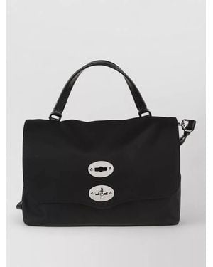 Zanellato Tokyo S Nylon Shoulder And Top Handle Bag - Black