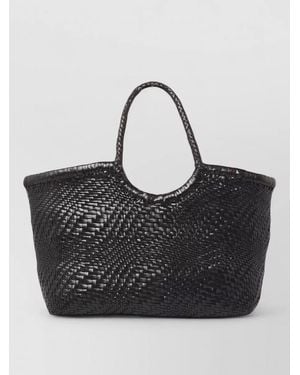 Dragon Diffusion Nantucket Big Leather Tote Bag - Black