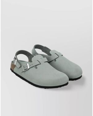 Birkenstock Suede Slippers - Grey