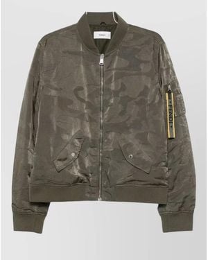Fendi Ribbed Nylon Blouson - Green