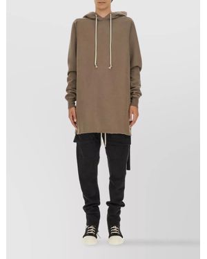 Rick Owens Oversized Hoodie - Natural