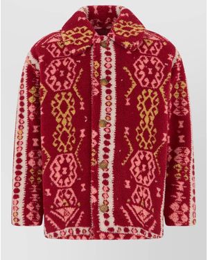 Mother Fleece Jacket - Red