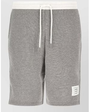 Thom Browne Cotton Bermuda Shorts - Grey