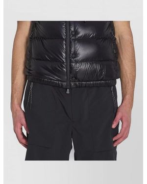 Moncler Uychi Quilted Packable Micro Ripstop Vest - Black
