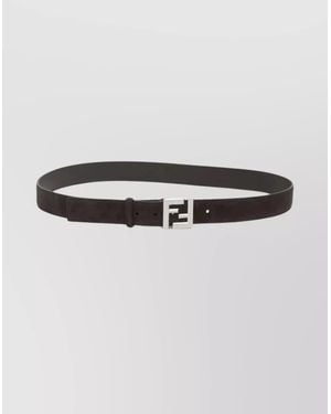Fendi Square Belt With Adjustable Buckle And Logo - Multicolour