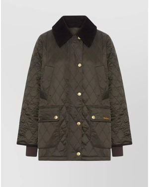 Barbour Quilted Fitted Jacket - Gray