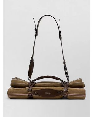 Isabel Marant Na Leather Travel Bag - White