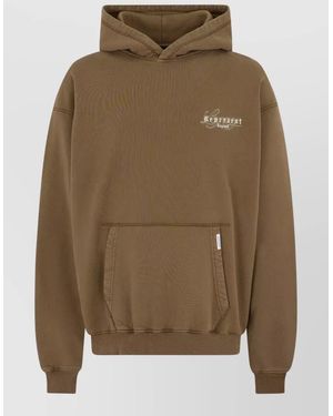 Represent Cotton Oversized Hoodie - Green