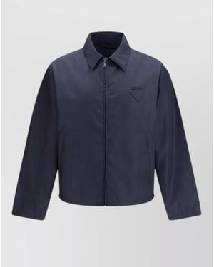 Prada Nylon Lightweight Jacket - Blue