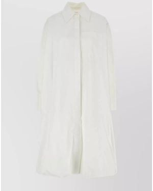 Jil Sander Cotton Shirt Dress - White