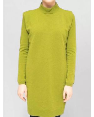 LA ROSE Cashmere Knitted Dress - Yellow