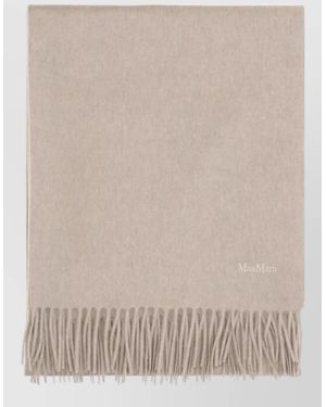 Max Mara Cashmere Scarf - Natural