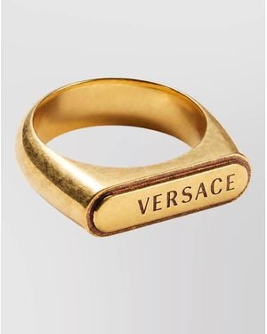 Versace Metal Ring - Metallic