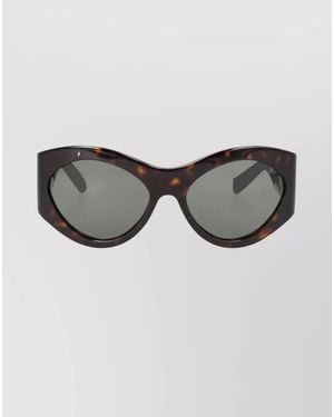 Saint Laurent Printed Acetate Butterfly Sunglasses - Grey