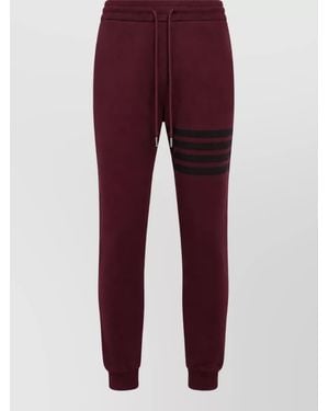 Thom Browne Cotton Sweat Shorts - Red