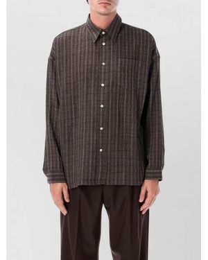 sunflower Checked Regular-Fit Shirt - Gray