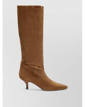 Paris Texas Leather Knee-High Boots - Brown