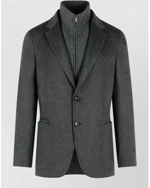 ZEGNA Cashmere Suit Jacket - Black