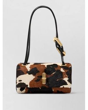 Marc Jacobs Mini Dual Shopper Bag Pony Calfskin - White