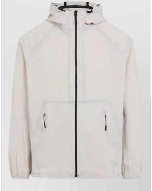 Oakley Fusion Hooded Technical Jacket Raglan Sleeves - White