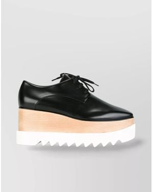 Stella McCartney Faux Leather Elyse Platform Trainers - Black