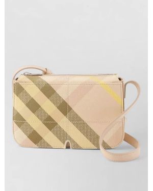 Burberry Snip Small Crossbody Chain Shoulder Bag - Natural