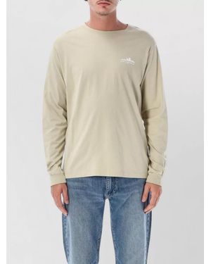 Patagonia Long Sleeve Mountain Graphic Crewneck T-Shirt - Natural