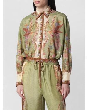 Zimmermann Floral Lounge Set Long Sleeve Top - Multicolor