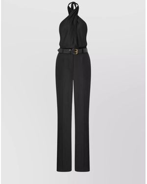 Moschino Halterneck Knee-Length Jumpsuit - White