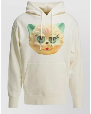 Valentino La Maison Cat Graphic Hooded Sweatshirt - Multicolour
