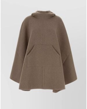Bottega Veneta Cashmere Cape - Natural