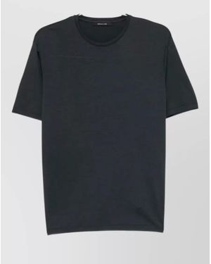 Montecore Wool Crewneck Short-Sleeve T-Shirt - Black
