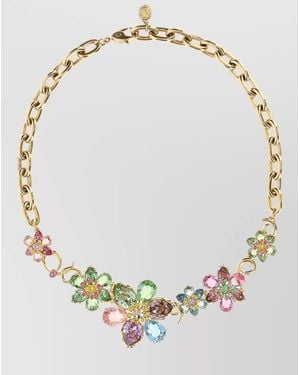Swarovski Metal Pendant Necklace - Metallic
