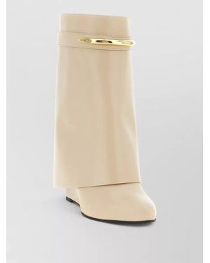 Givenchy Calf Leather Ankle Boots - White