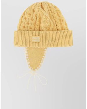 Miu Miu Wool Beanie - Metallic