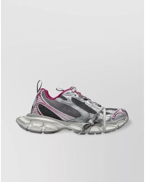 Balenciaga Mesh Low-Top Trainers - Metallic