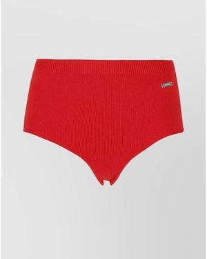 Ferragamo Cashmere Knitted Culottes - Red